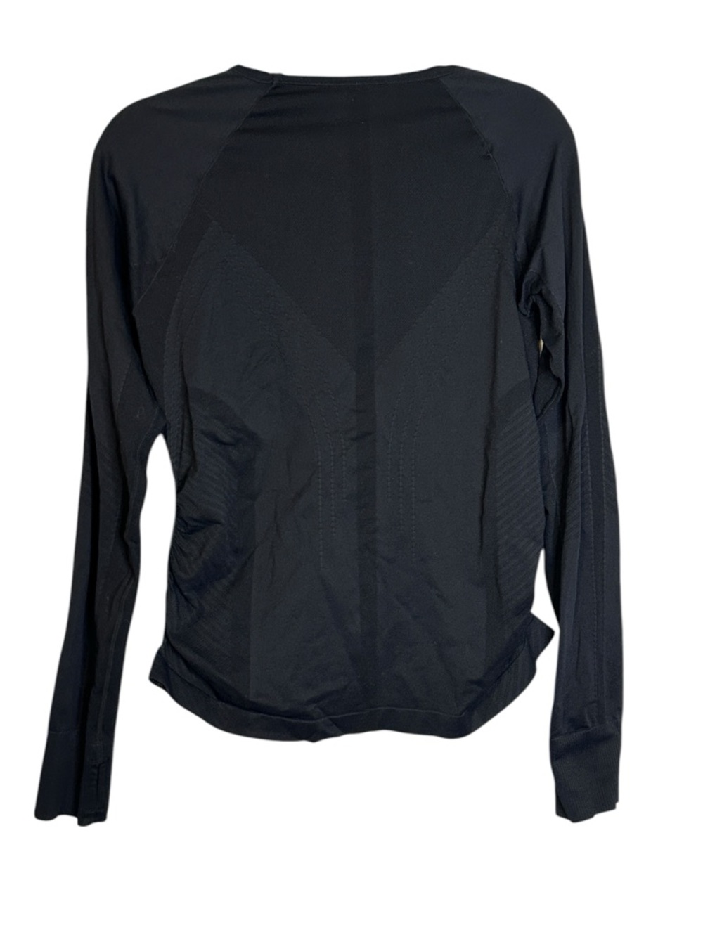 Quince Black Performance Long Sleeve Top XL Athletic Stretch Nylon Spandex - Picture 7 of 10